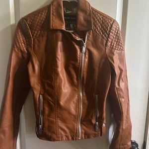 Faux Leather Jacket